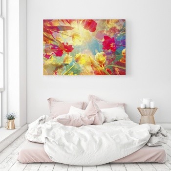 Fotoleinwand Palette of flowers