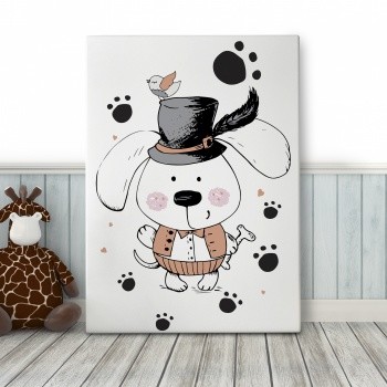 Fotoleinwand The trolling dog