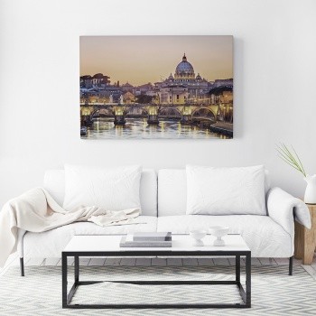 Tiber River and St. Peter's Basilica, Rome