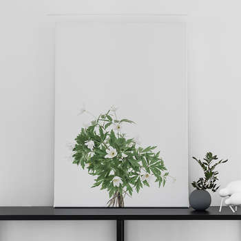 Canvastavla Wood anemones-0