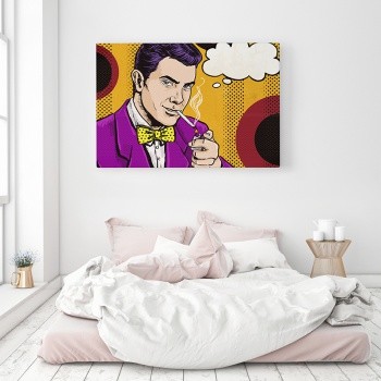 Canvastavla Pop Art Mr. X-0