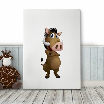 Canvastavla Boar [Happiness]-0