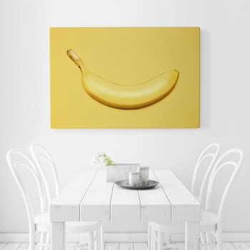 A yellow banana